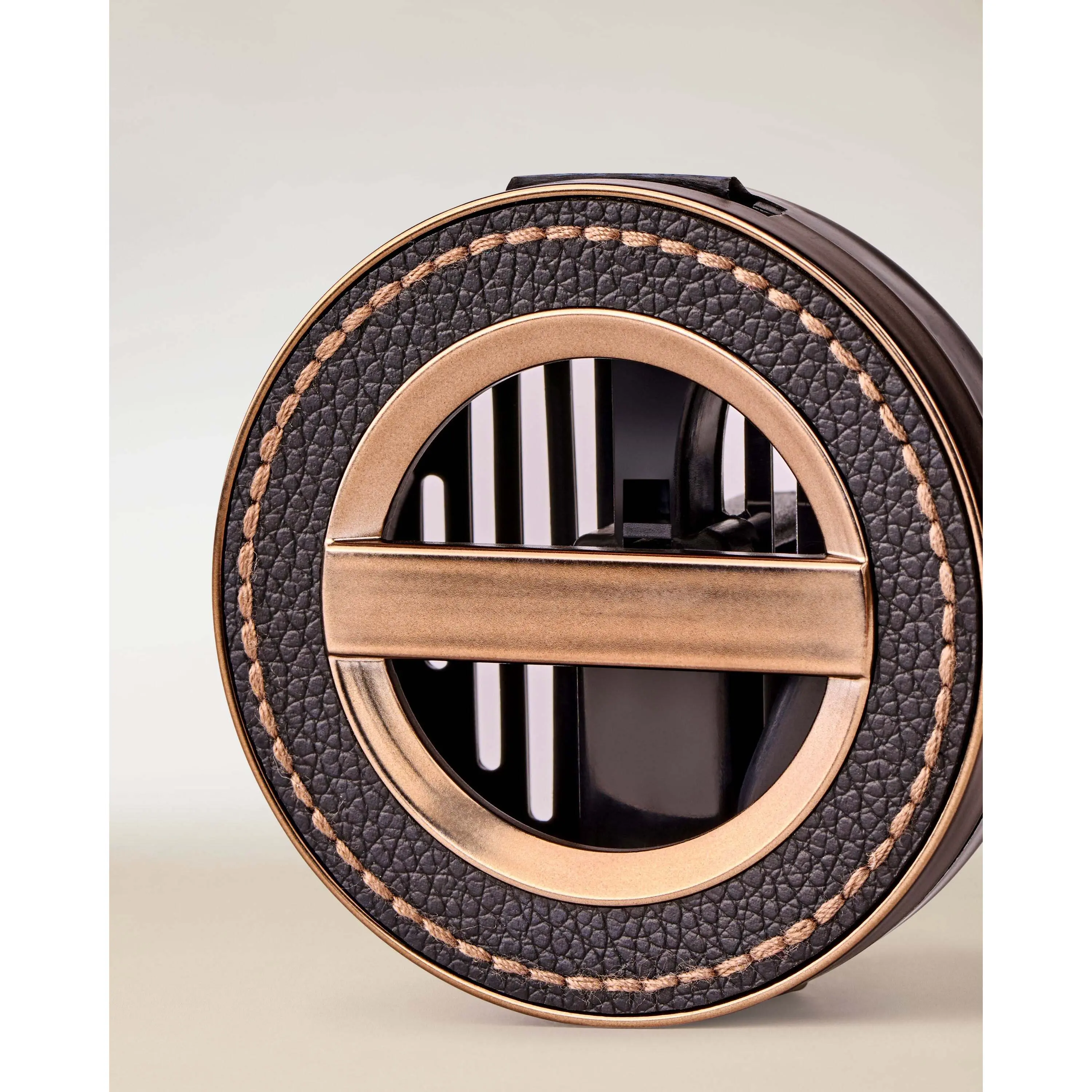 Leather Stitched Car Fragrance Holder - Image 2