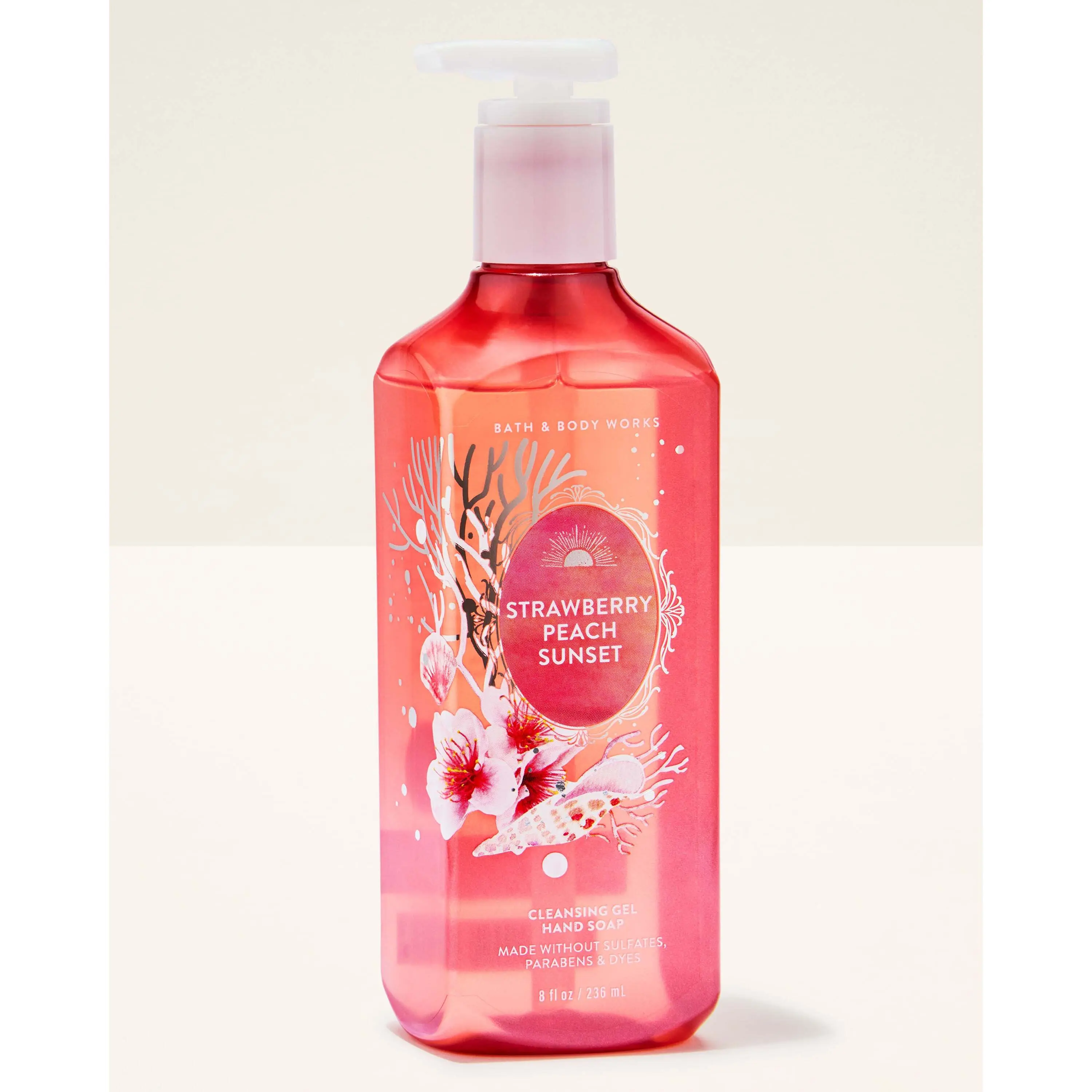 Strawberry Peach Sunset Cleansing Gel Hand Soap