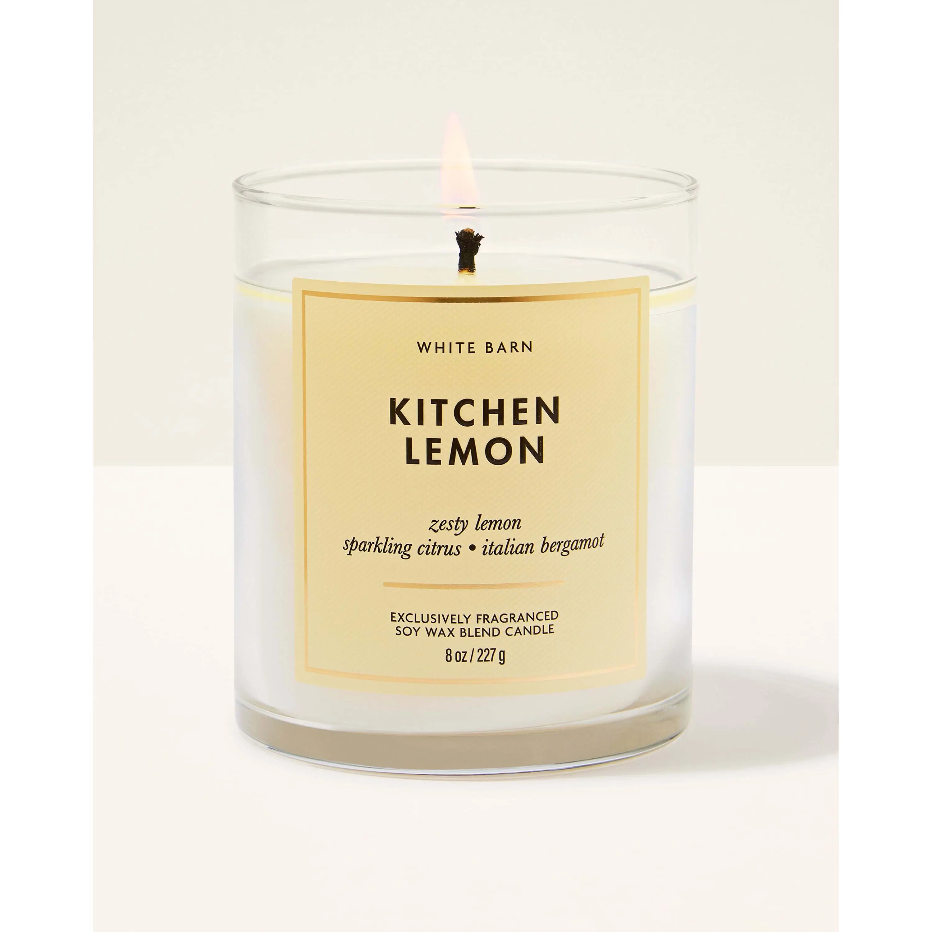 Kitchen Lemon Single Wick Candle
