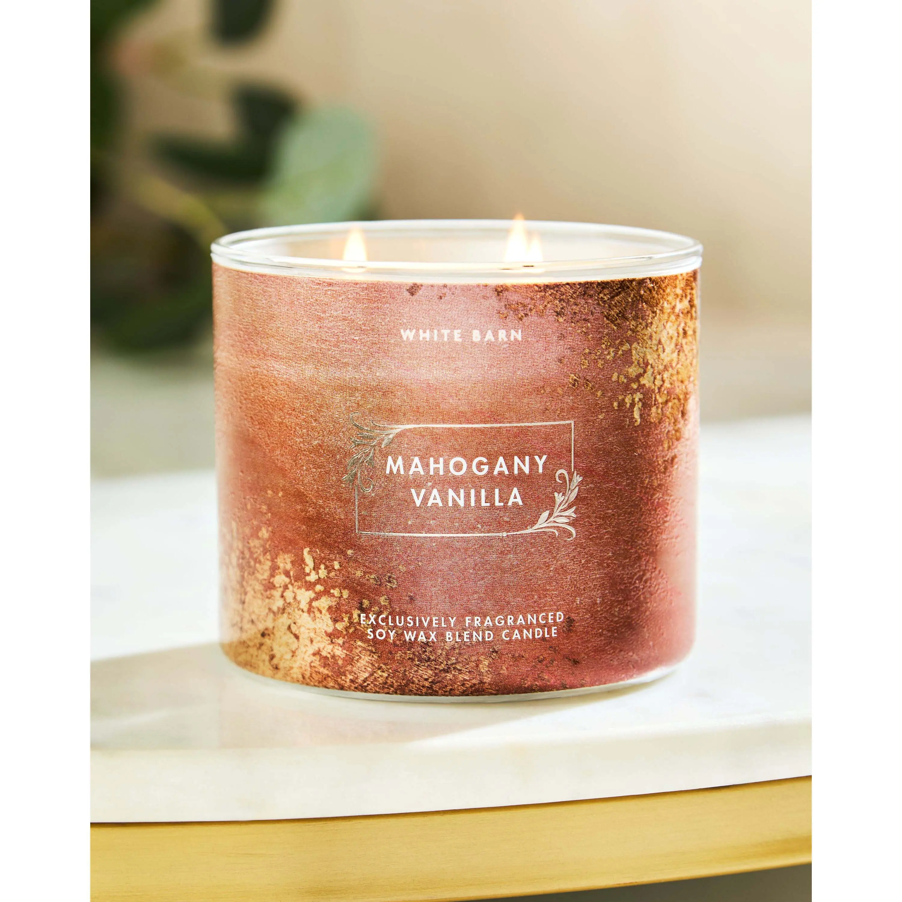 Mahogany Vanilla 3-Wick Candle - Image 5