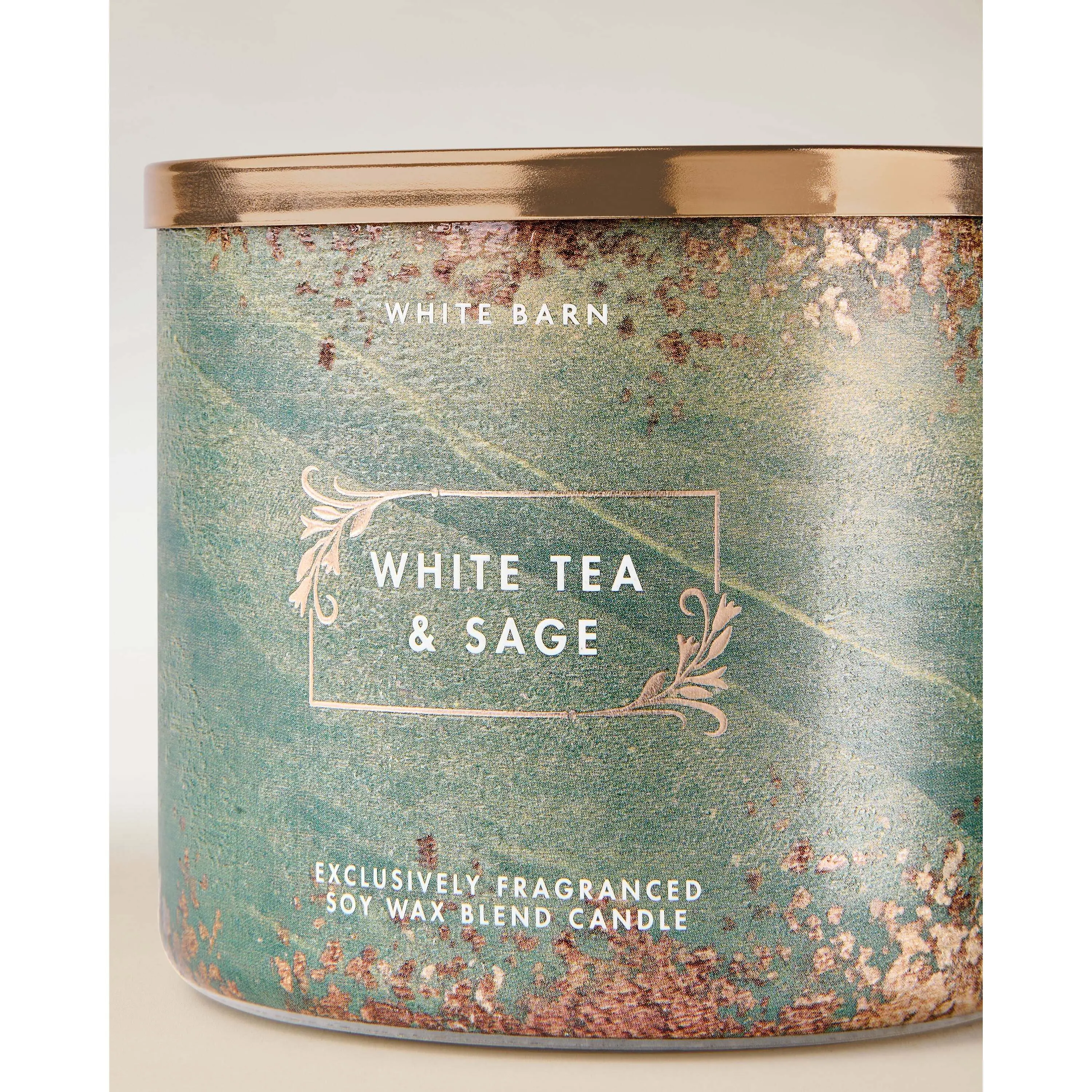 White Tea & Sage 3-Wick Candle - Image 2