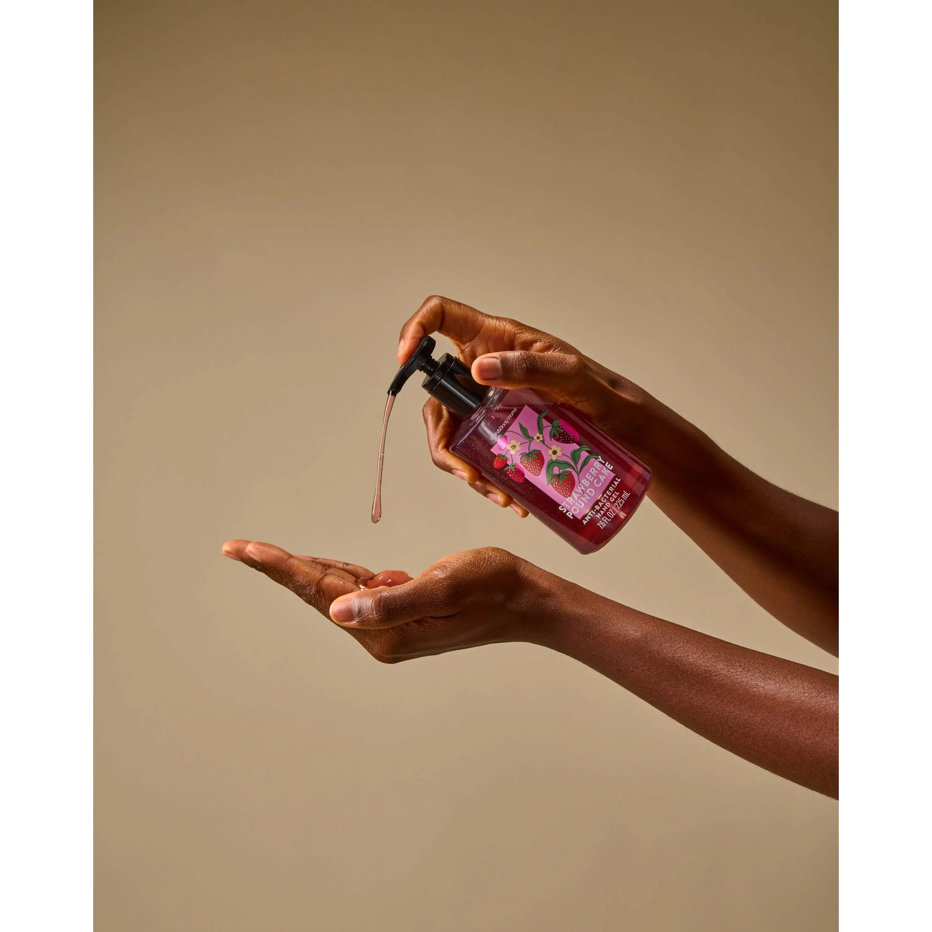 Strawberry Pound Cake Hand Sanitizer With Pump - Image 6