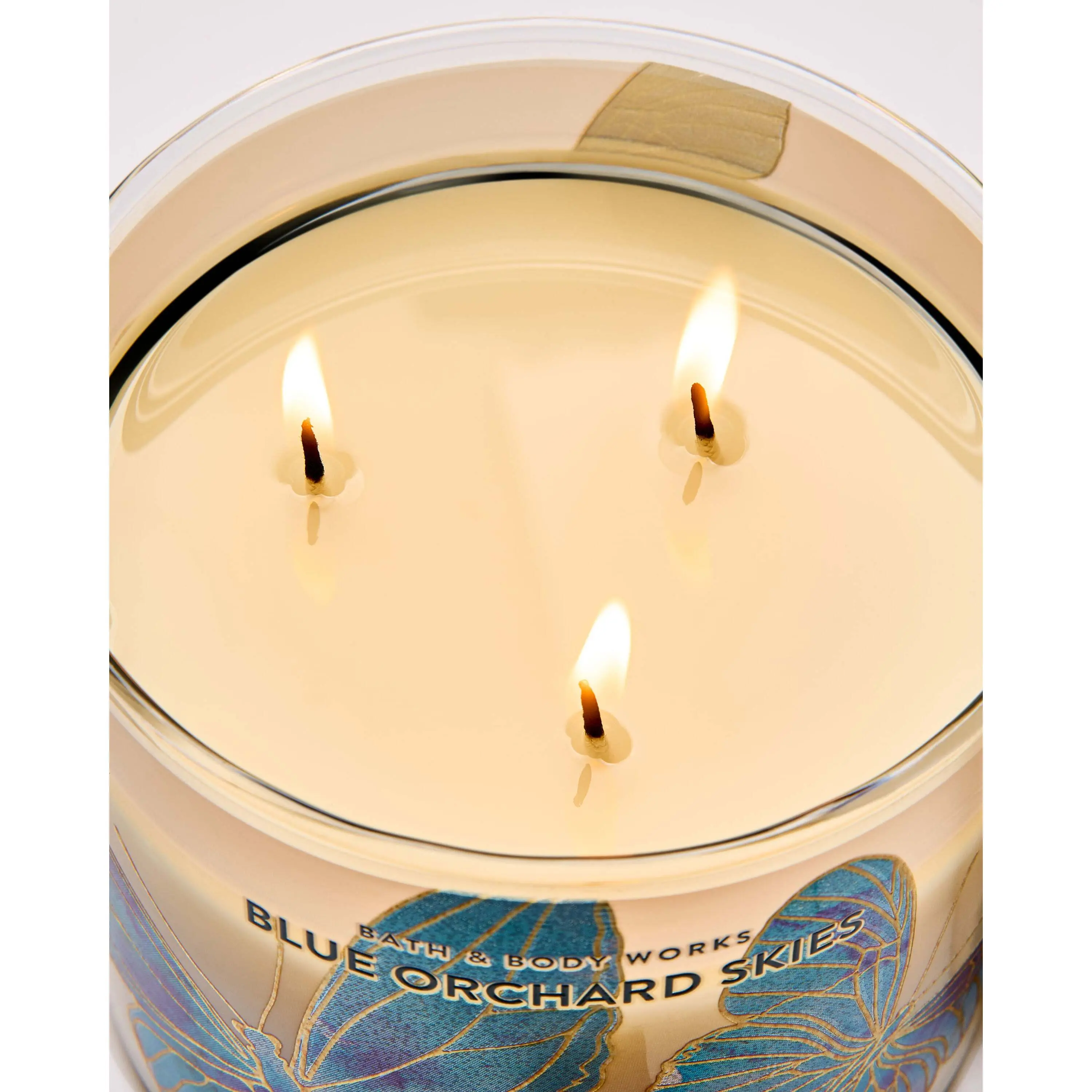 Blue Orchard Skies 3-Wick Candle - Image 5