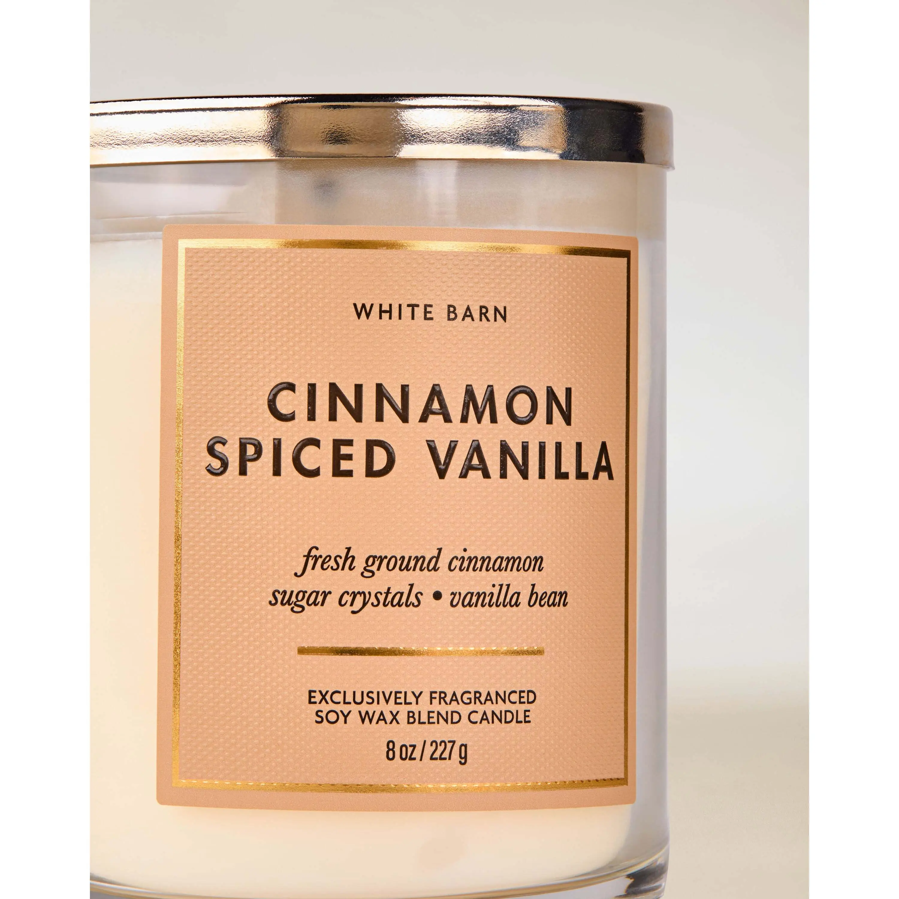 Cinnamon Spiced Vanilla Single Wick Candle - Image 2