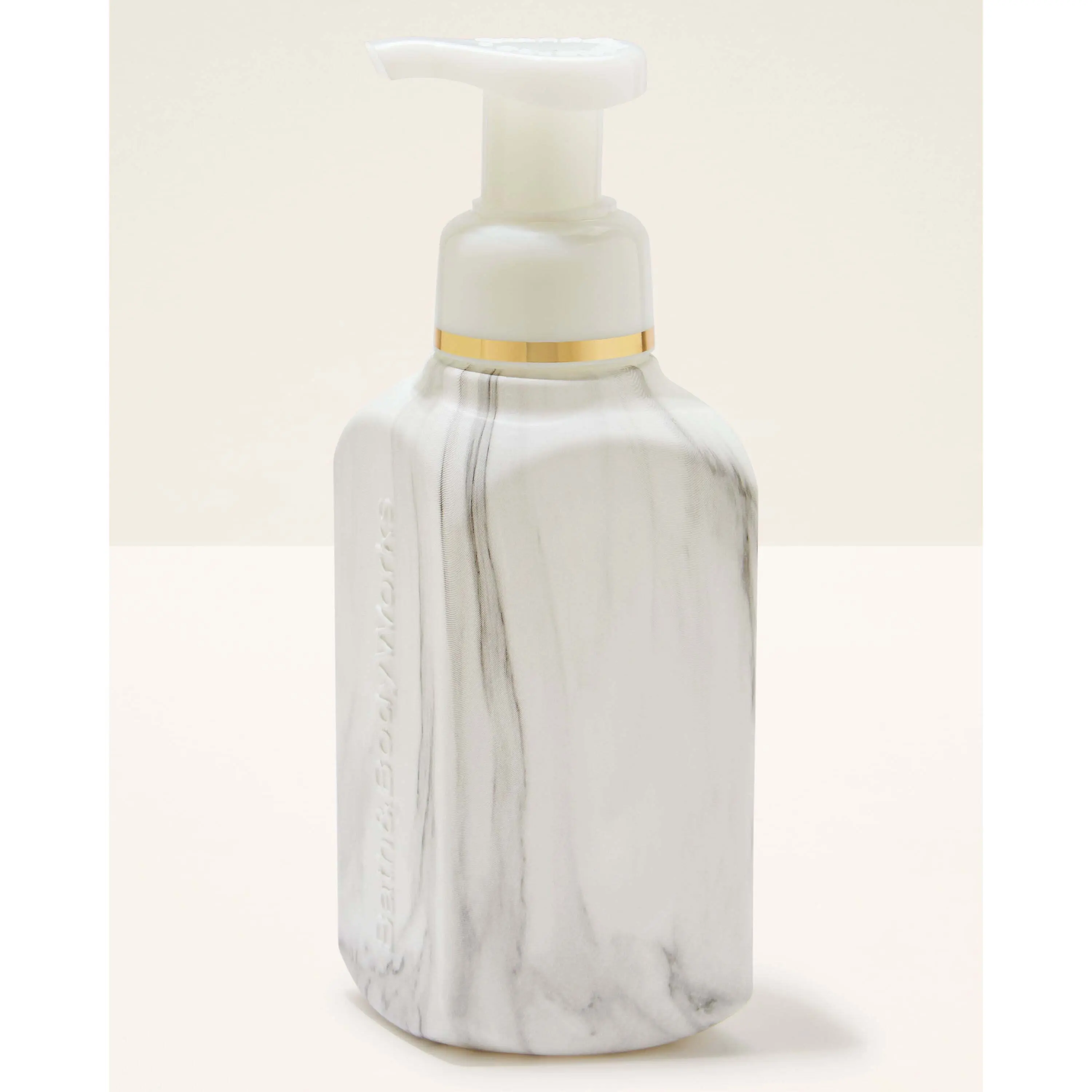 White Marble Gentle & Clean Foaming Hand Soap Dispenser
