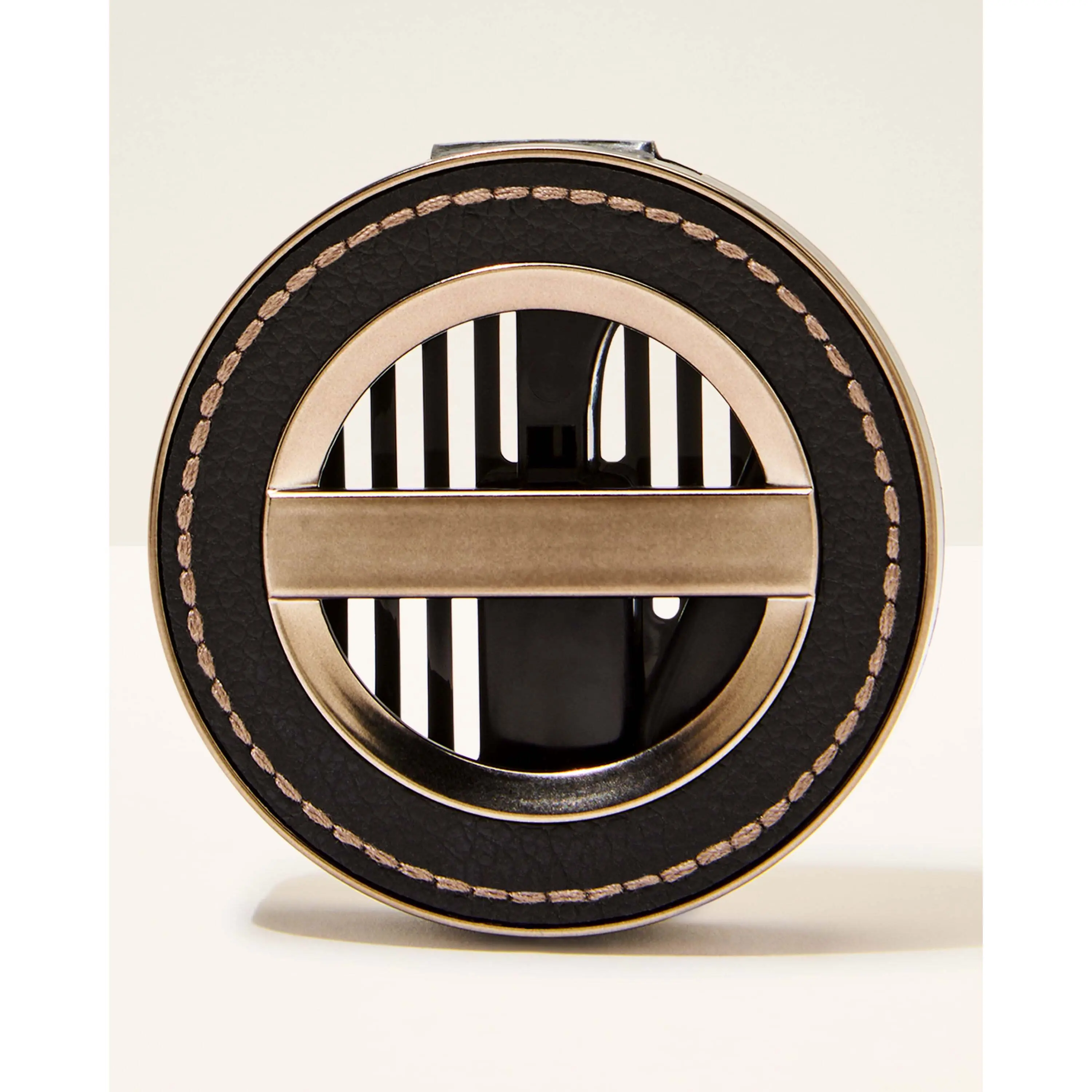 Leather Stitched Car Fragrance Holder