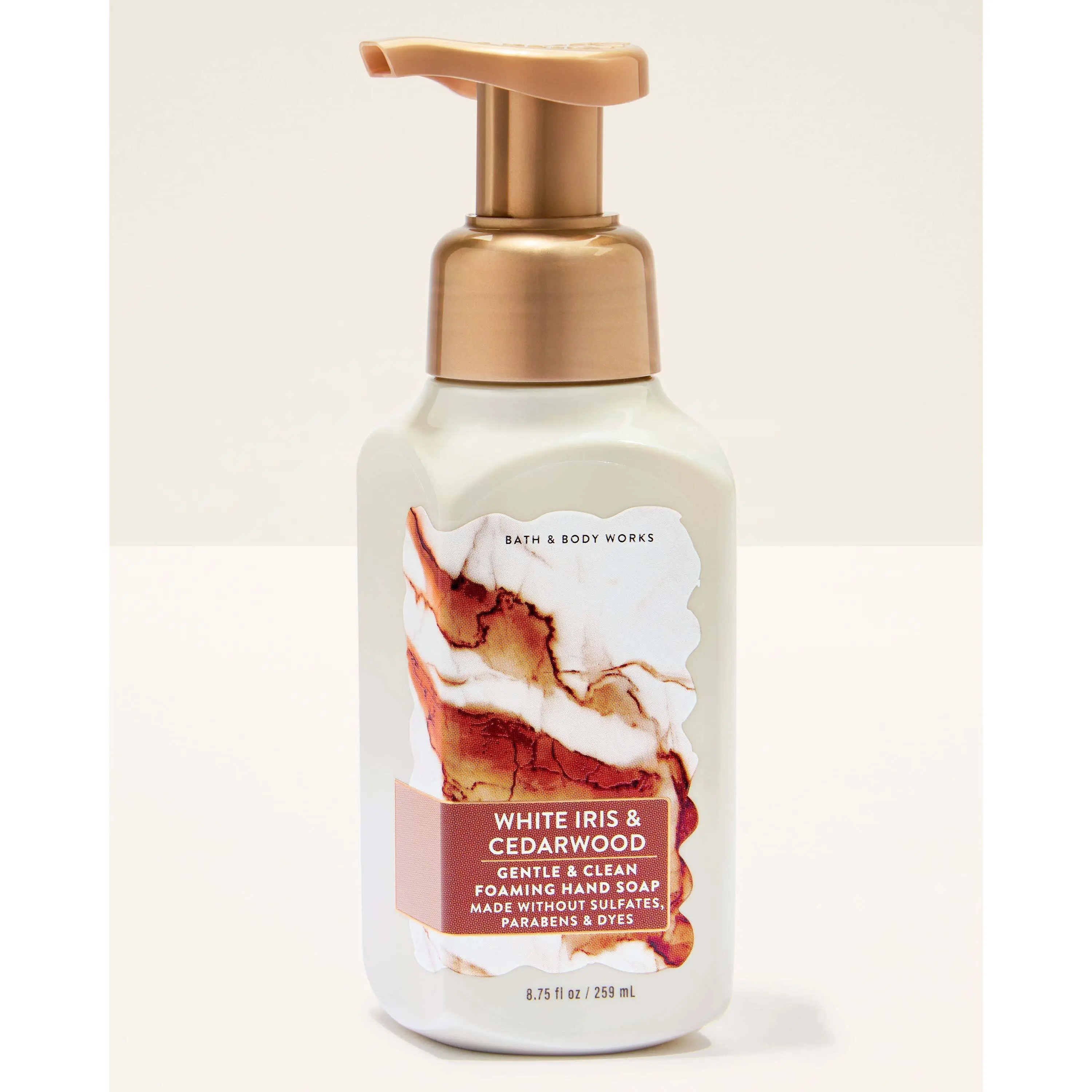 White Iris & Cedarwood Gentle & Clean Foaming Hand Soap