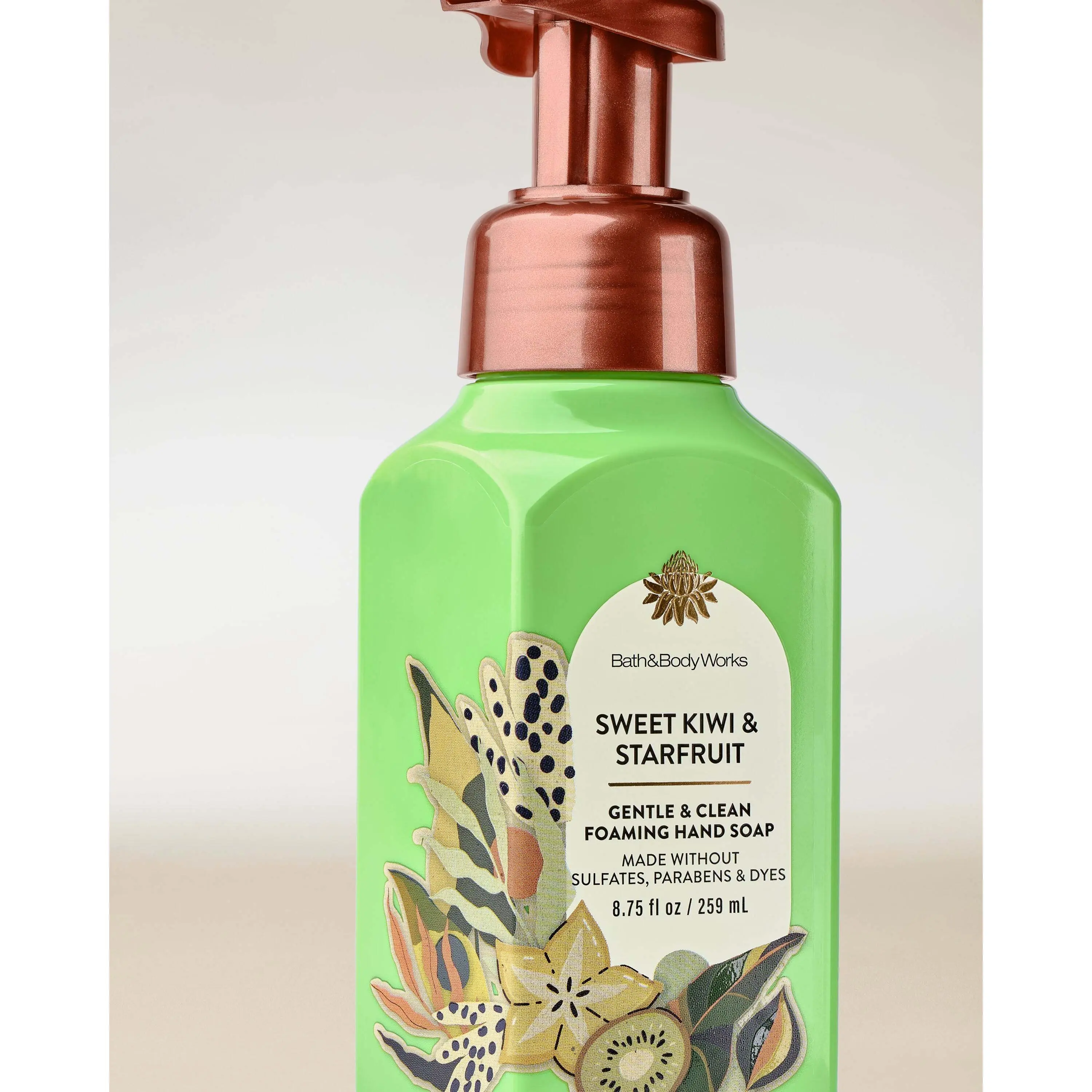 Sweet Kiwi & Starfruit Gentle & Clean Foaming Hand Soap - Image 2