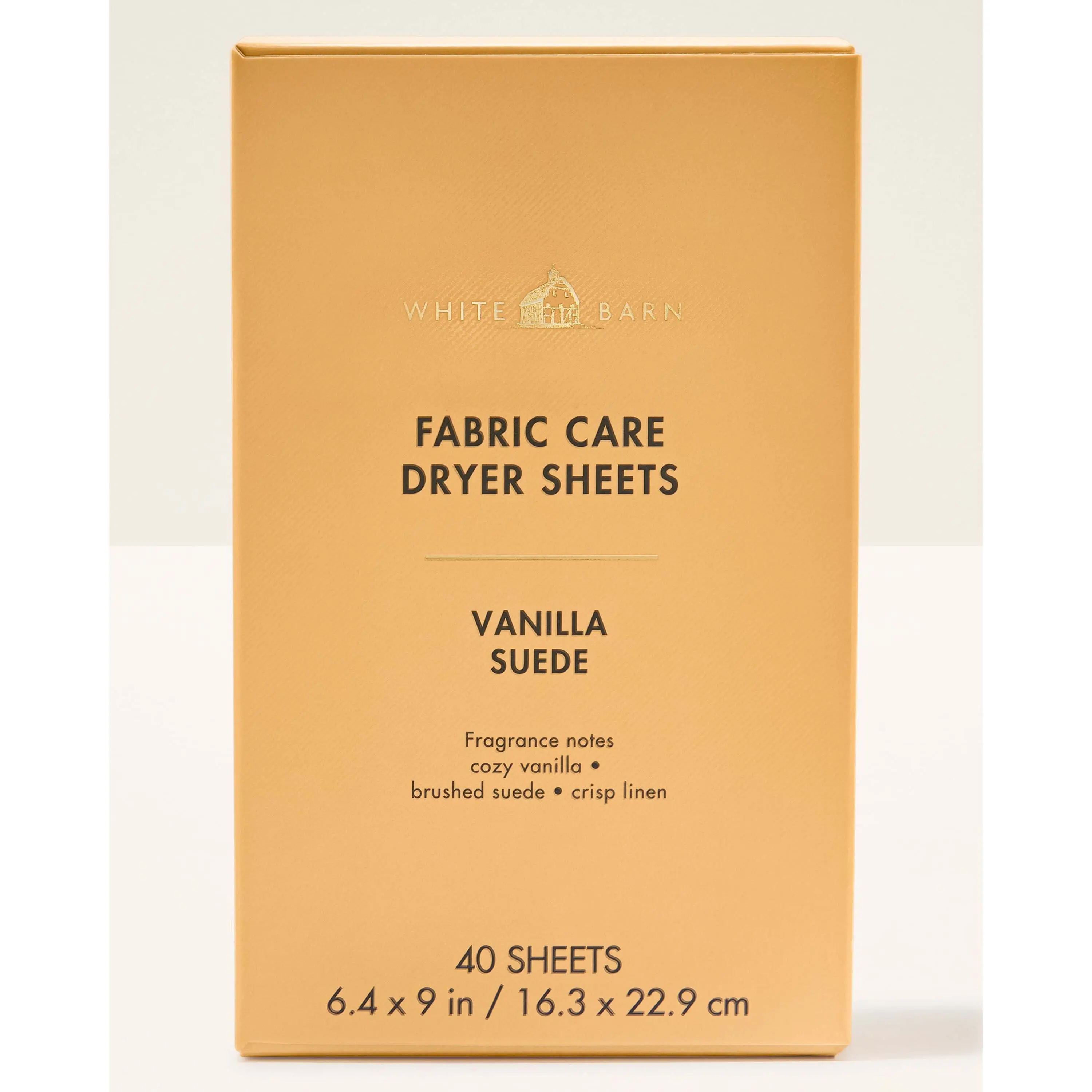 Vanilla Suede Dryer Sheets