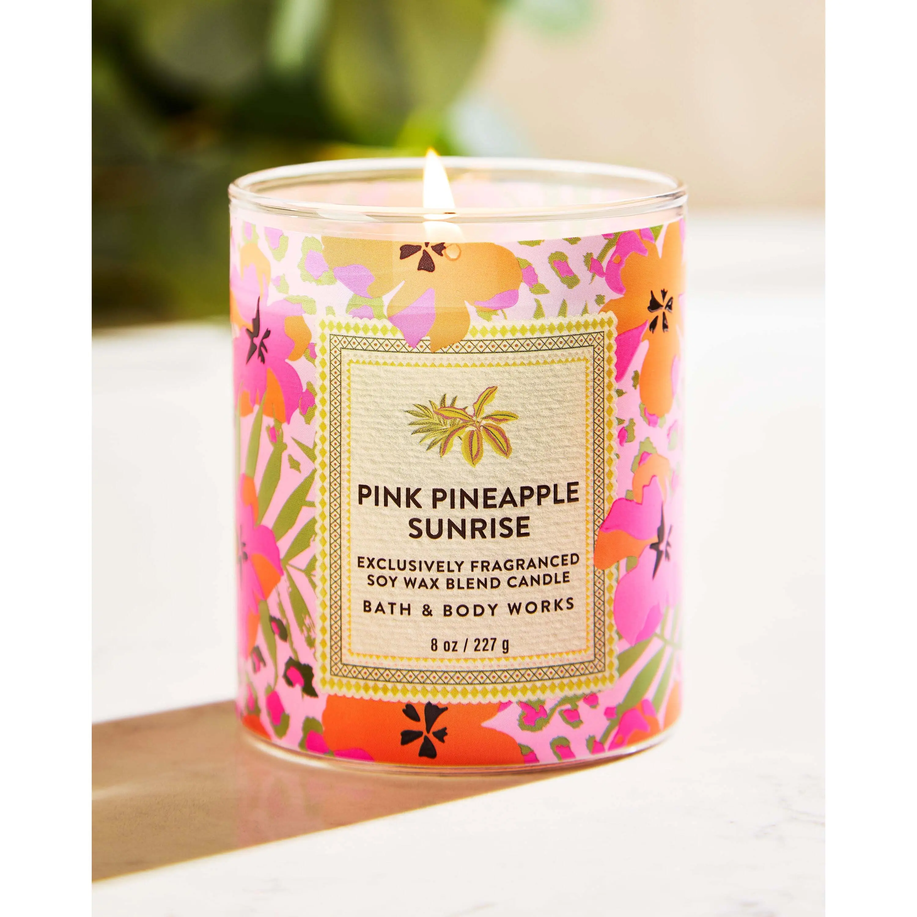 Pink Pineapple Sunrise Single Wick Candle - Image 6