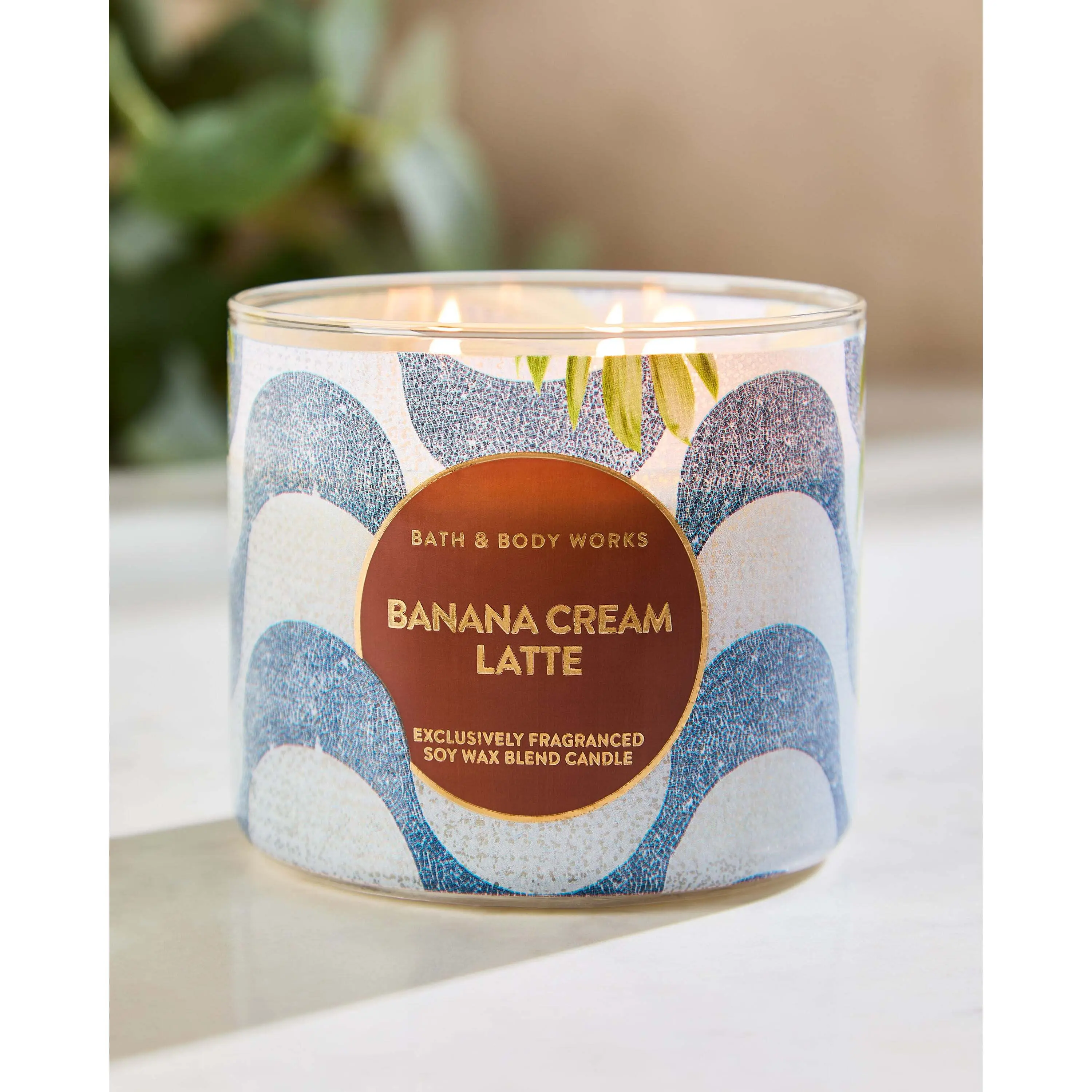 Banana Cream Latte 3-Wick Candle - Image 6