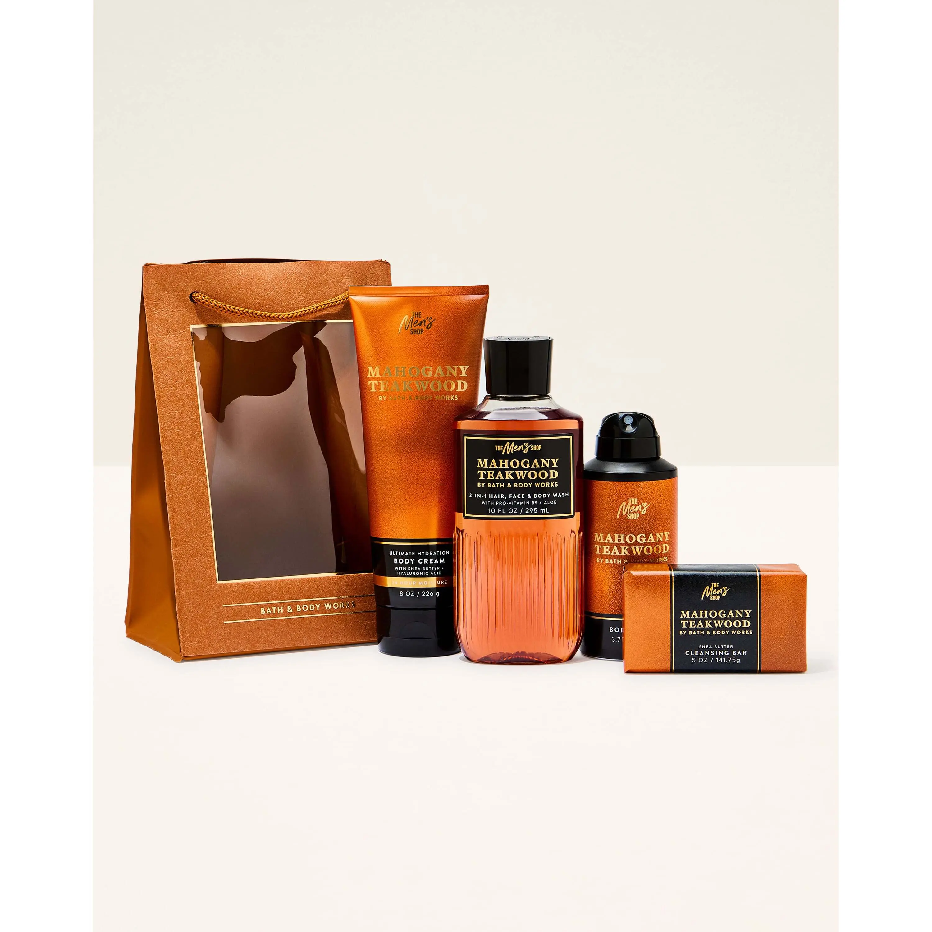 Mahogany Teakwood Gift Set