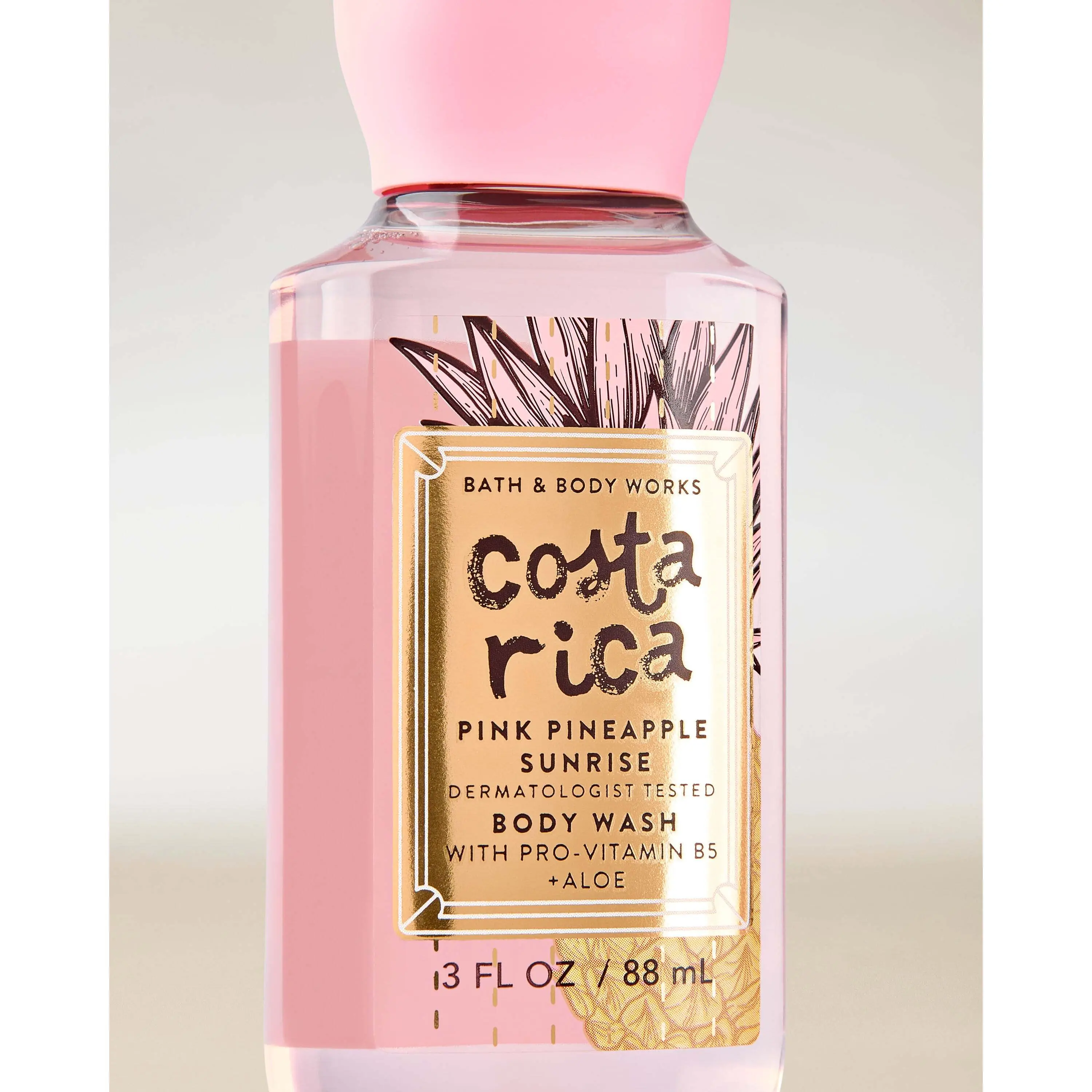 Pink Pineapple Sunrise Travel Size Body Wash - Image 2