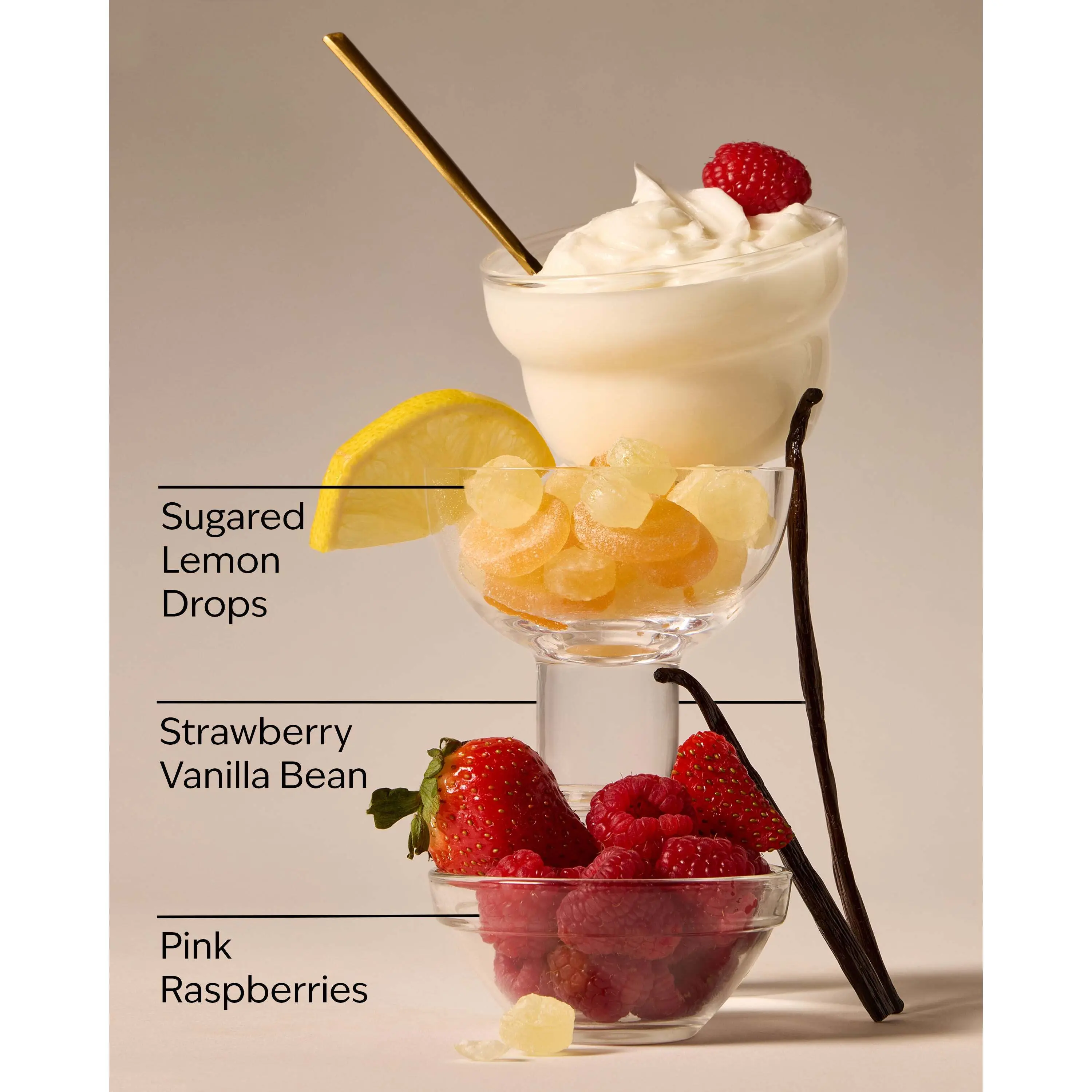 Raspberries & Whipped Vanilla Single Wick Candle - Image 3