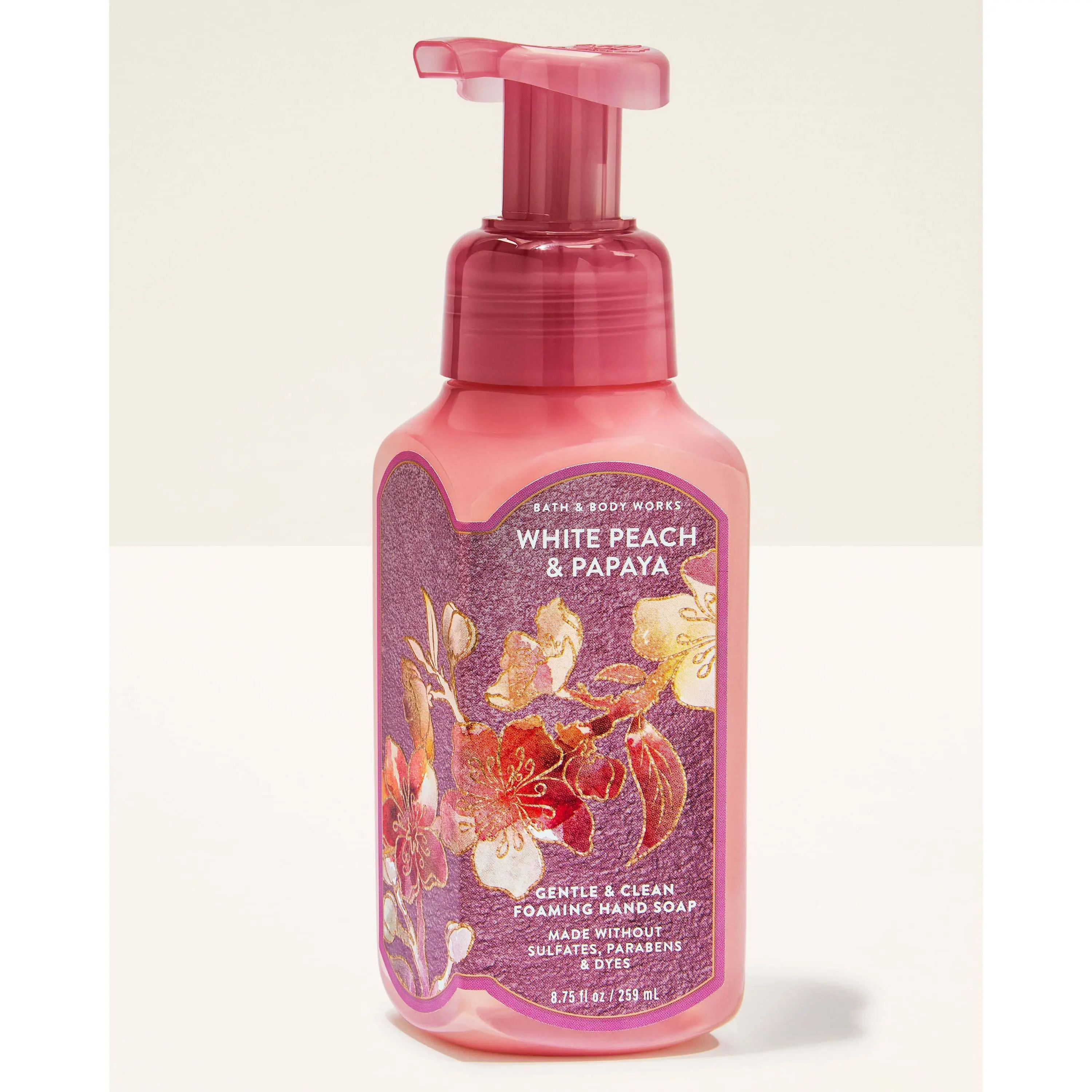 White Peach & Papaya Gentle & Clean Foaming Hand Soap