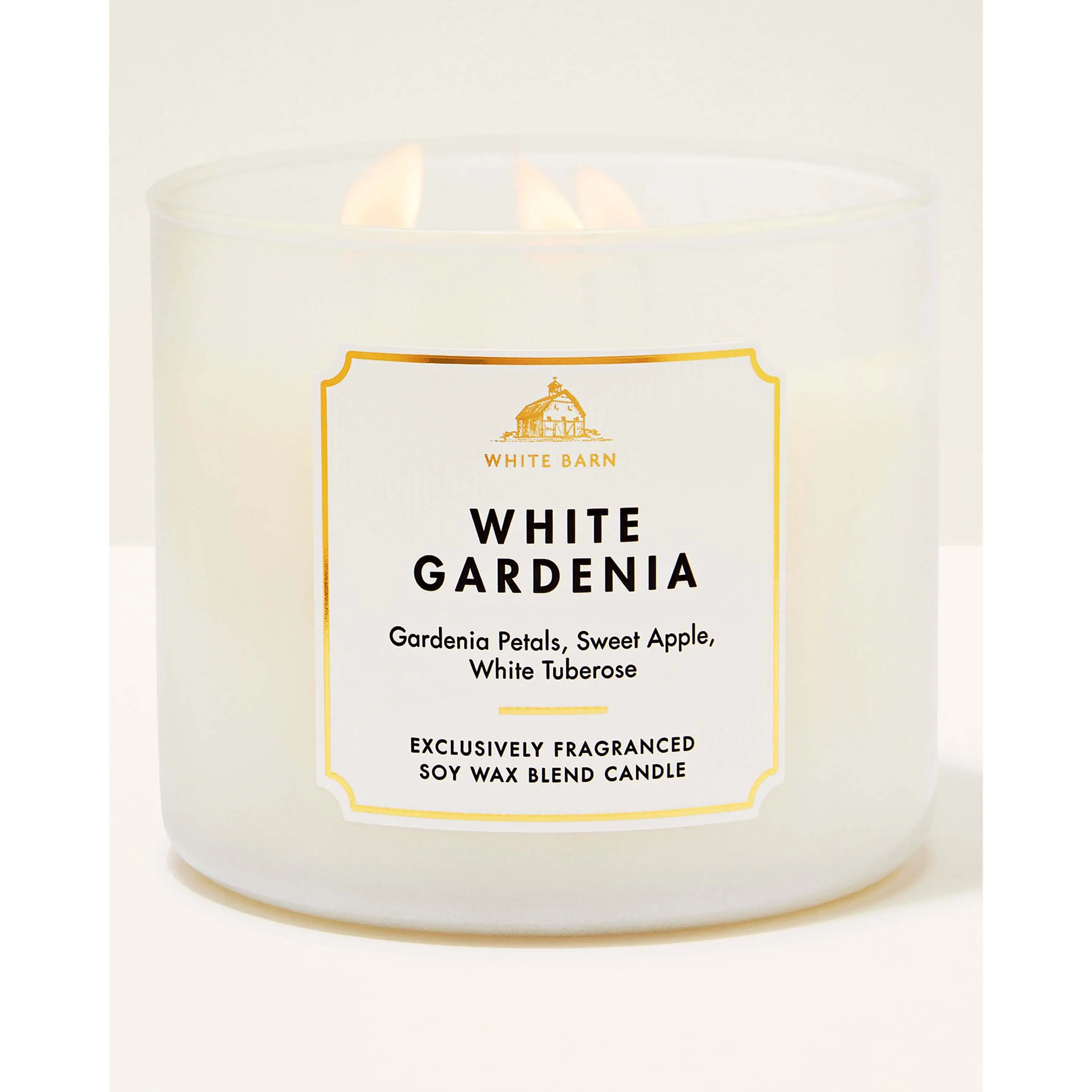 White Gardenia 3-Wick Candle