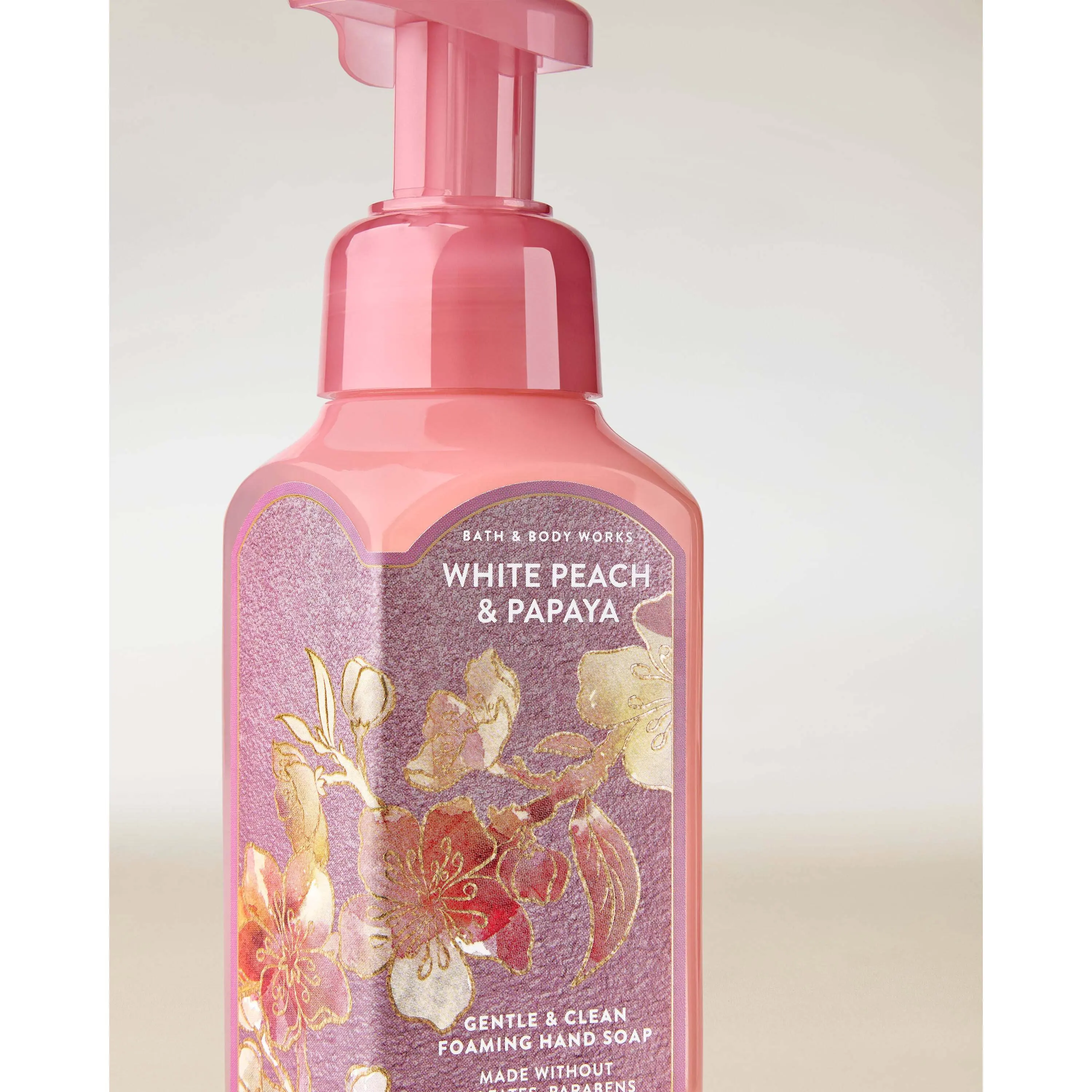 White Peach & Papaya Gentle & Clean Foaming Hand Soap - Image 2