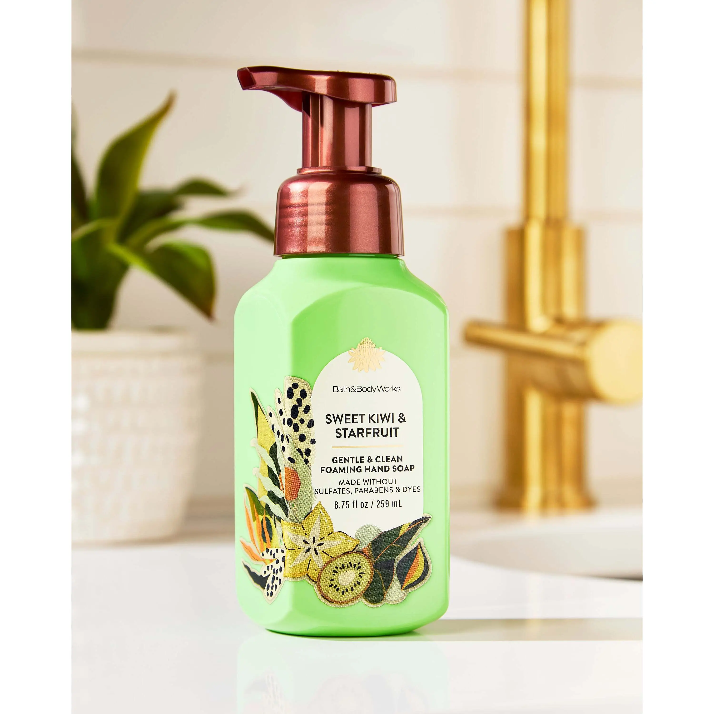 Sweet Kiwi & Starfruit Gentle & Clean Foaming Hand Soap - Image 7