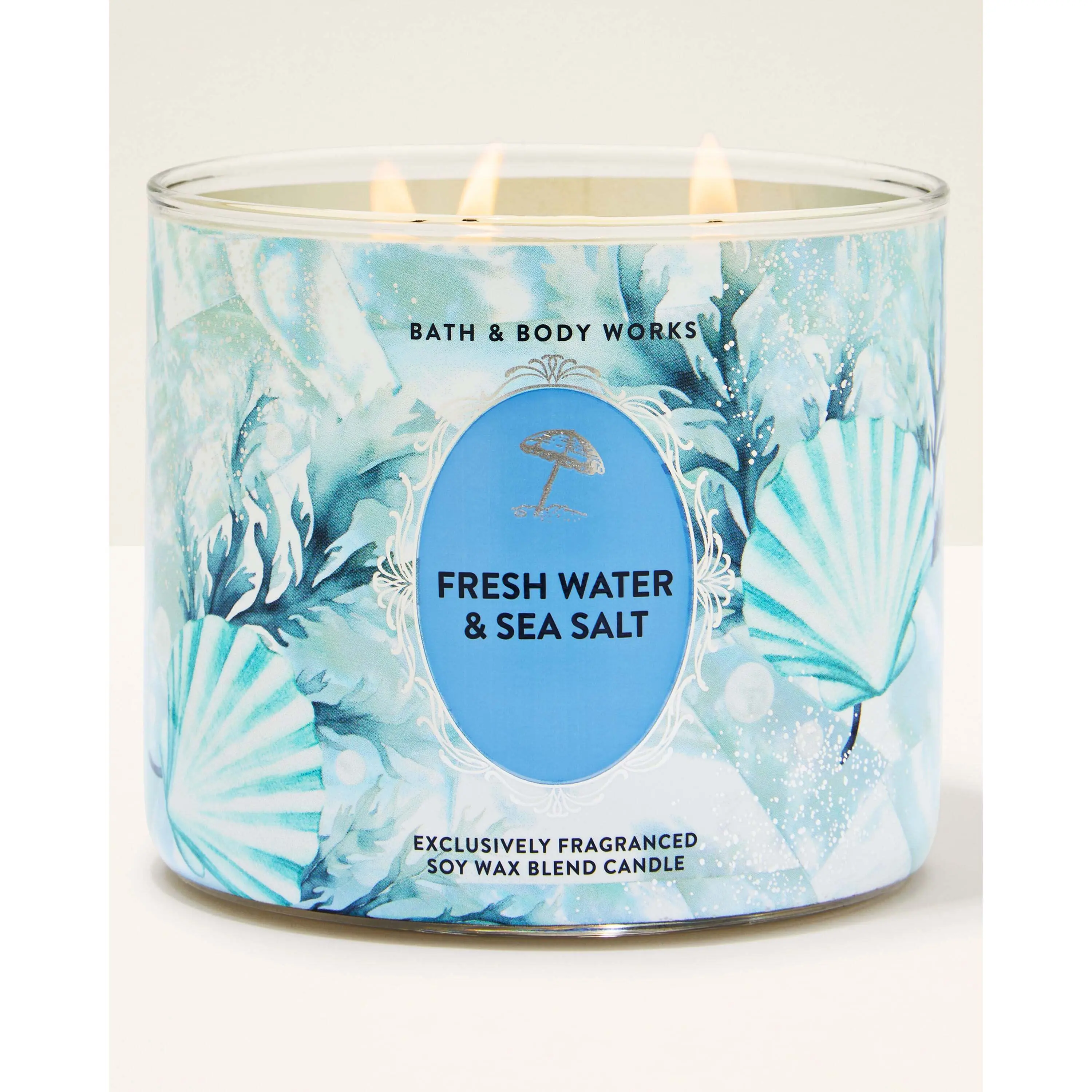 Fresh Water & Sea Salt 3-Wick Candle