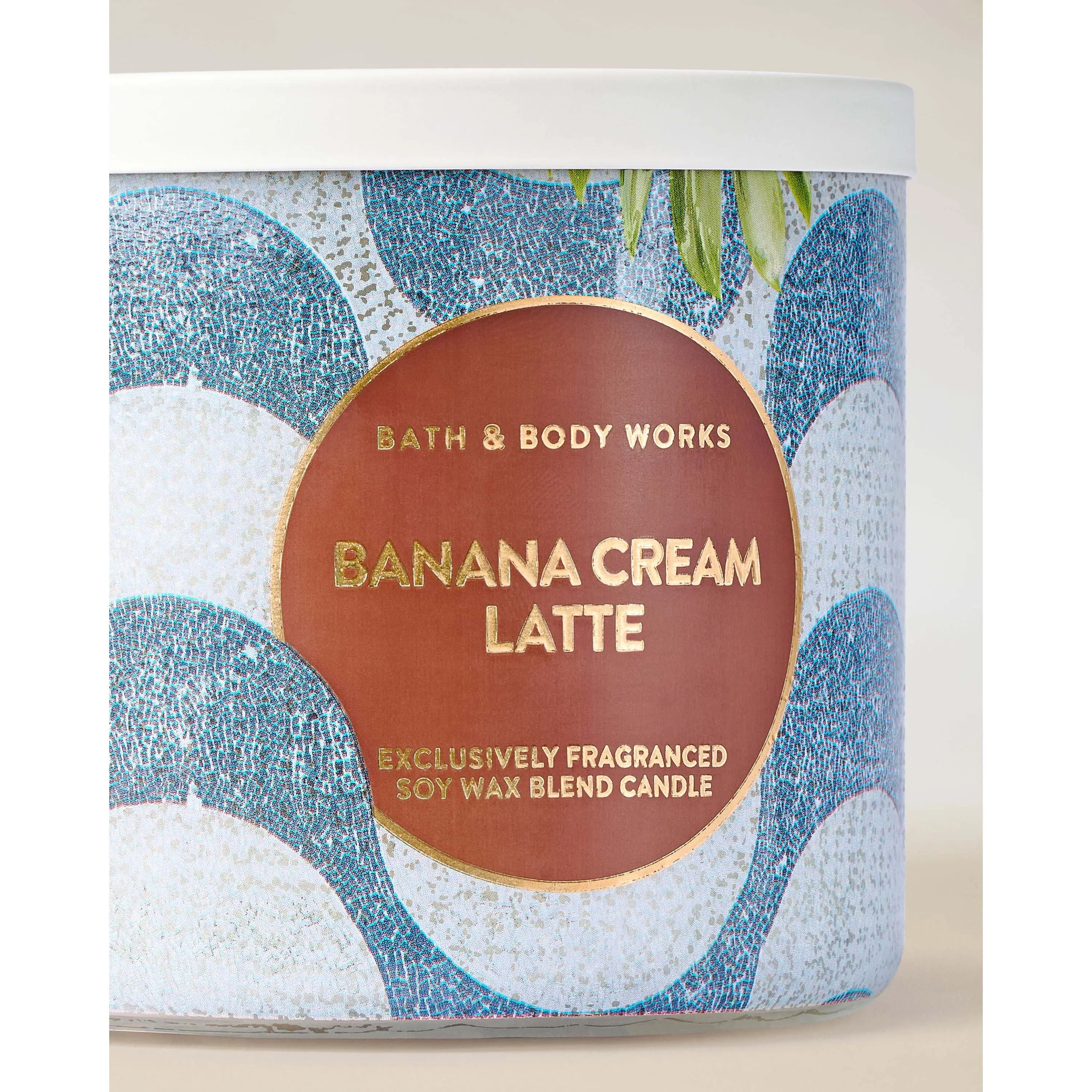 Banana Cream Latte 3-Wick Candle - Image 2