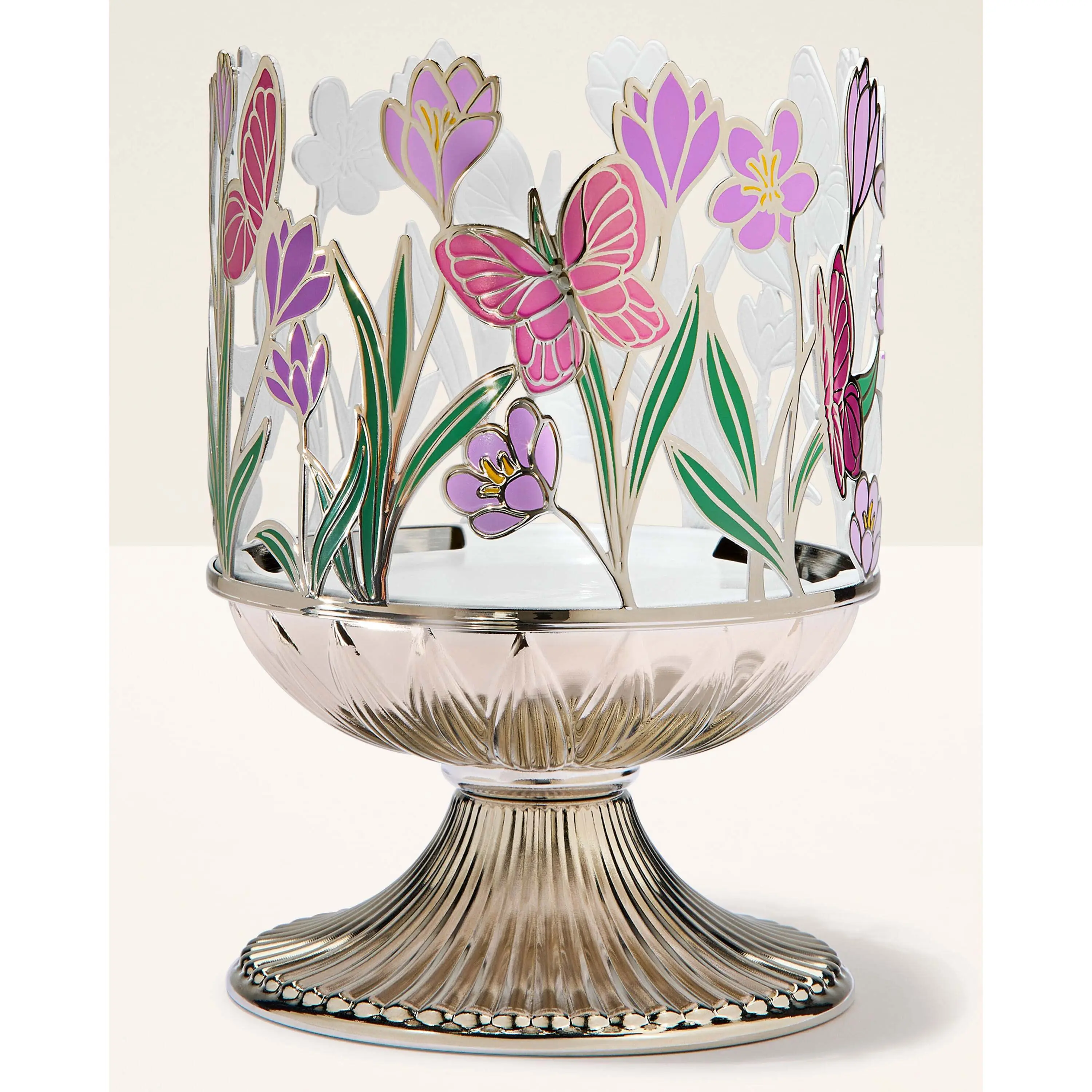 Butterfly 3-Wick Candle Holder