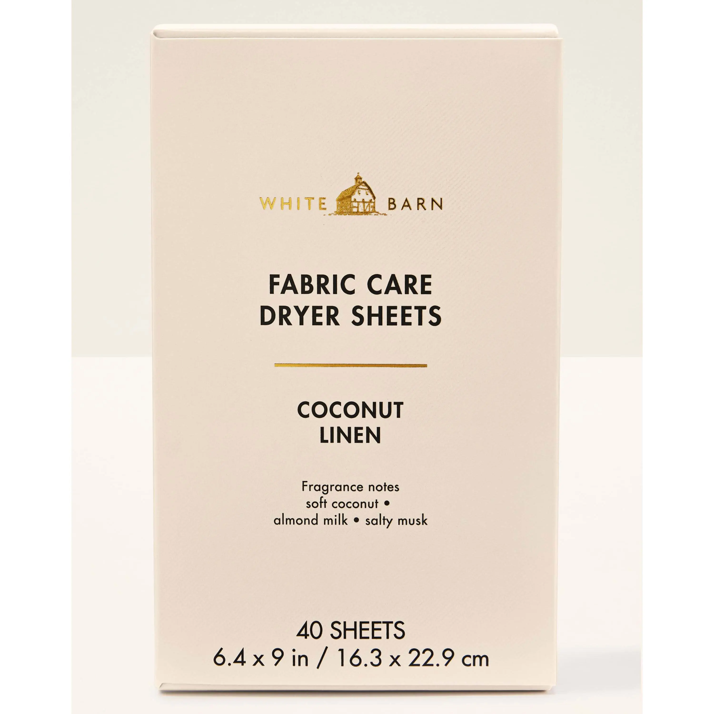 Coconut Linen Dryer Sheets