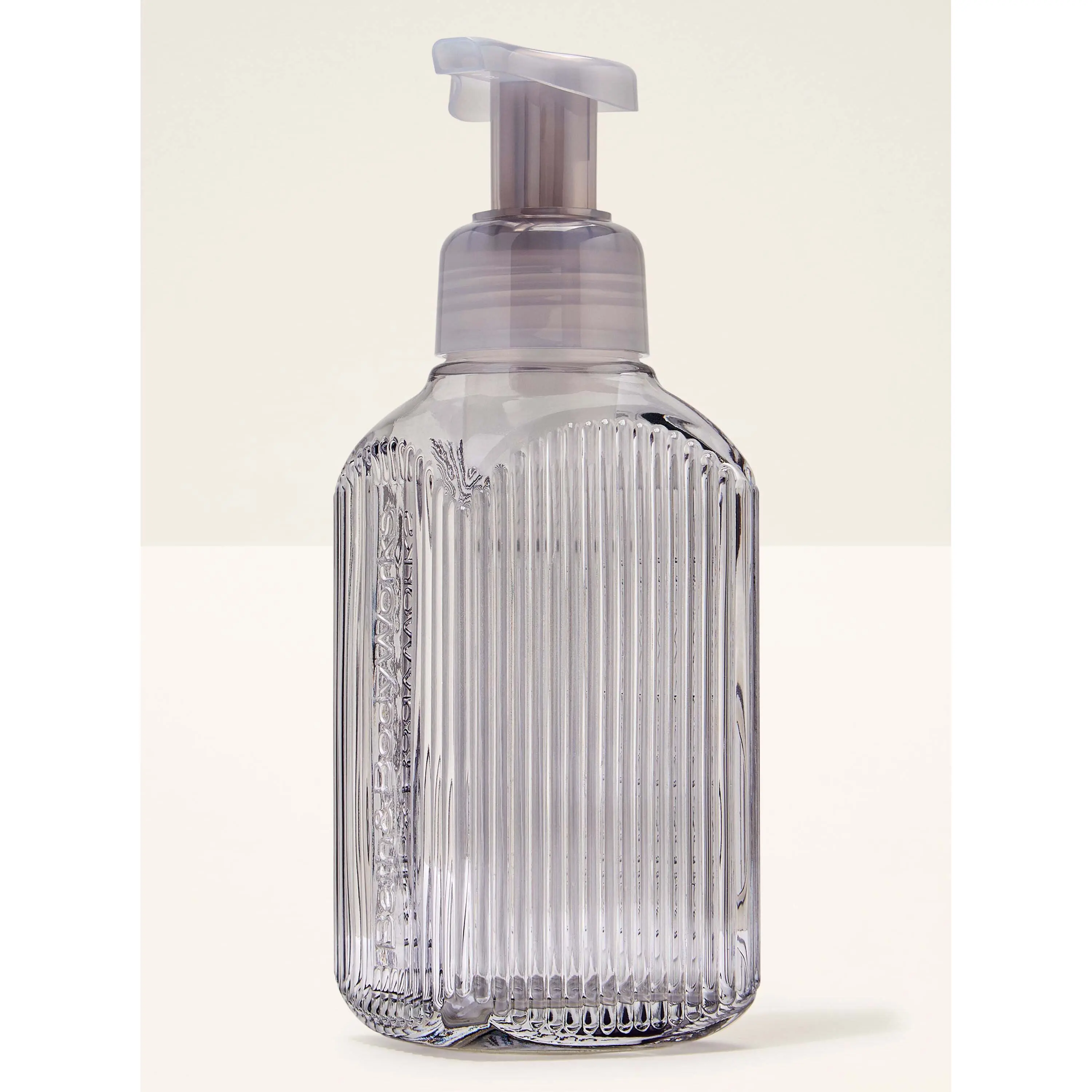 Charcoal Vertical Lines Gentle & Clean Foaming Hand Soap Dispenser