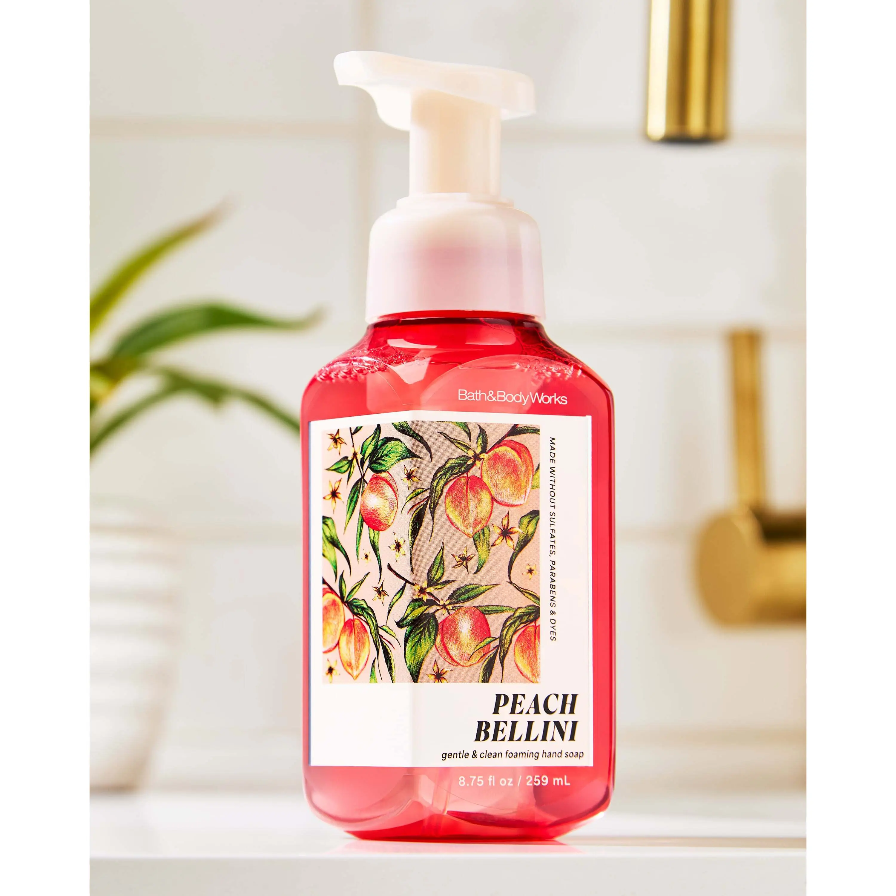Peach Bellini Gentle & Clean Foaming Hand Soap - Image 7