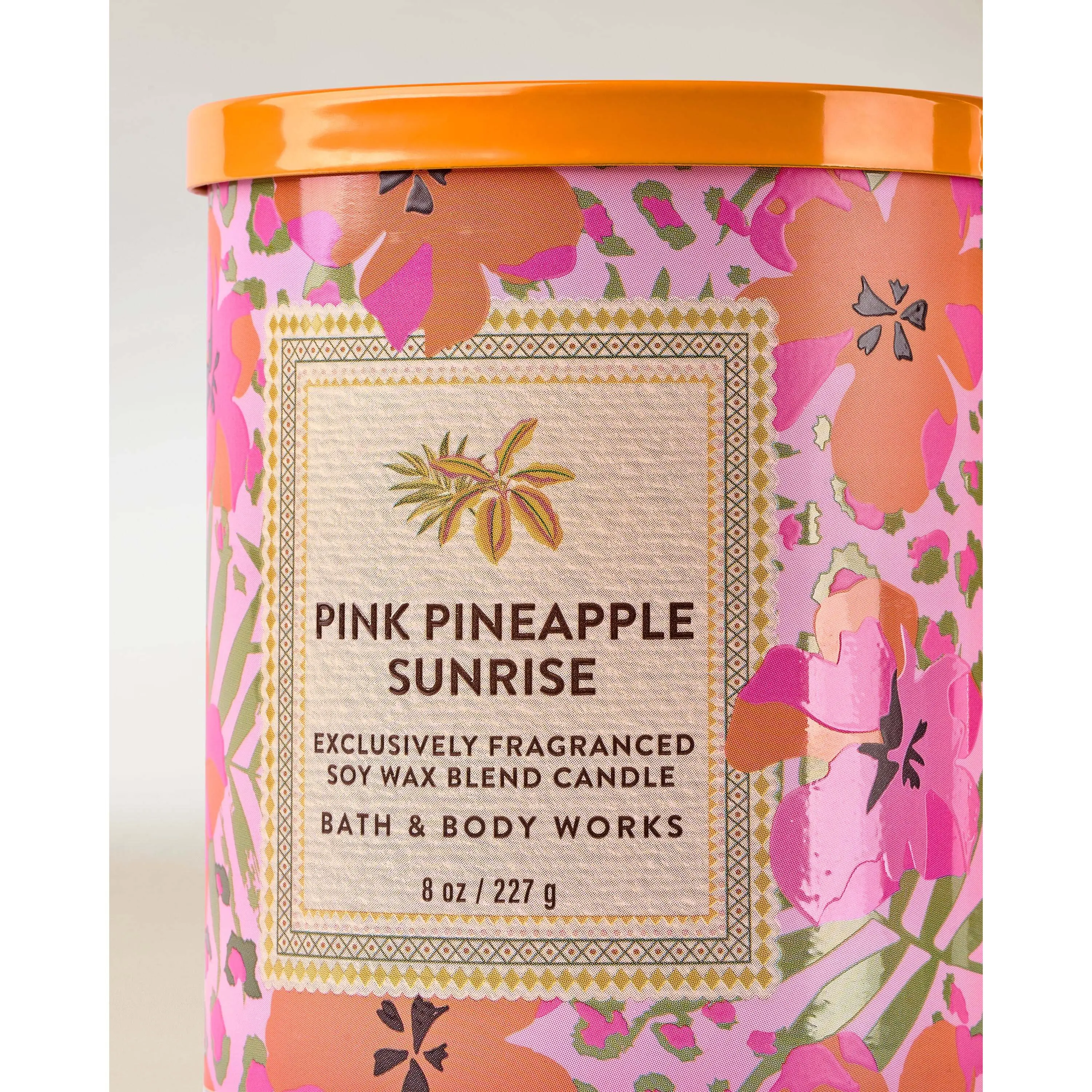 Pink Pineapple Sunrise Single Wick Candle - Image 2