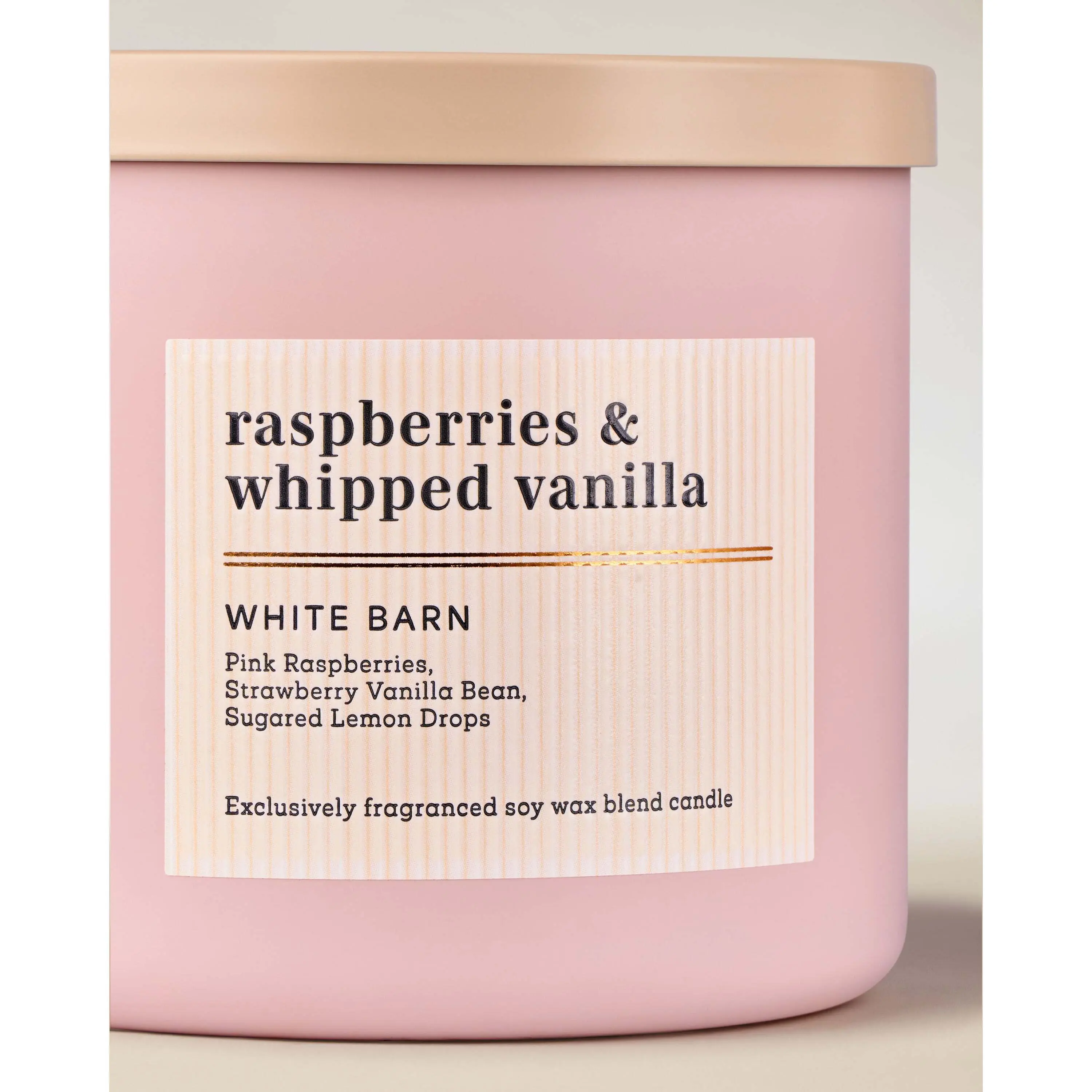 Raspberries & Whipped Vanilla 3-Wick Candle - Image 2