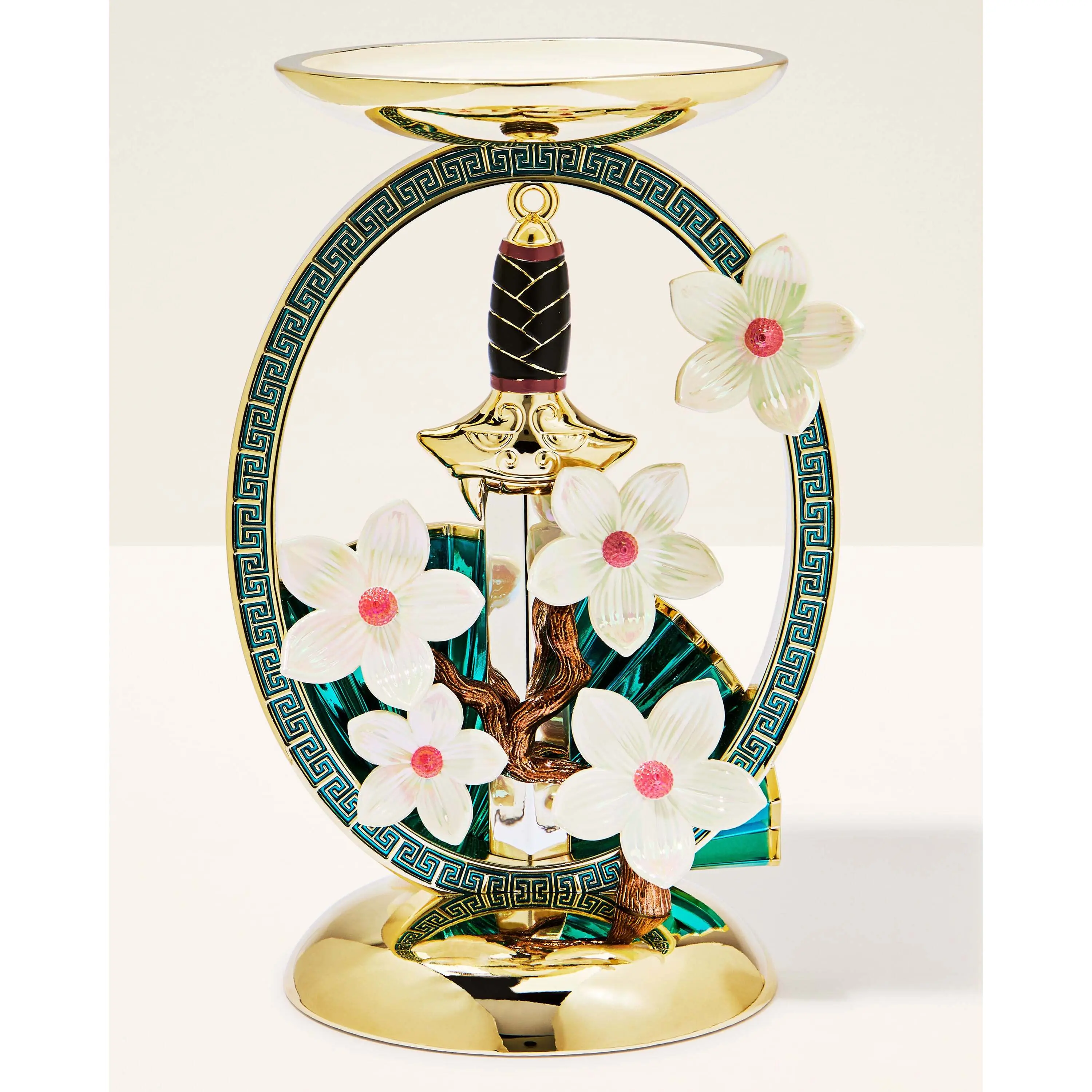 Mulan Pedestal 3-Wick Candle Holder